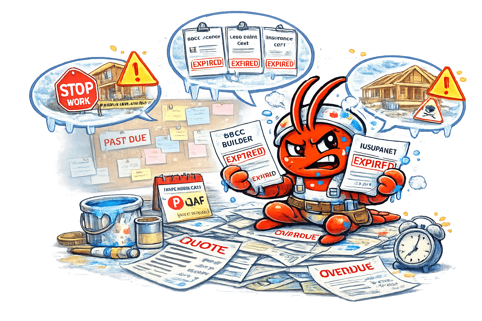 AI agents for Perth painters - Licence and Insurance Renewals Slip