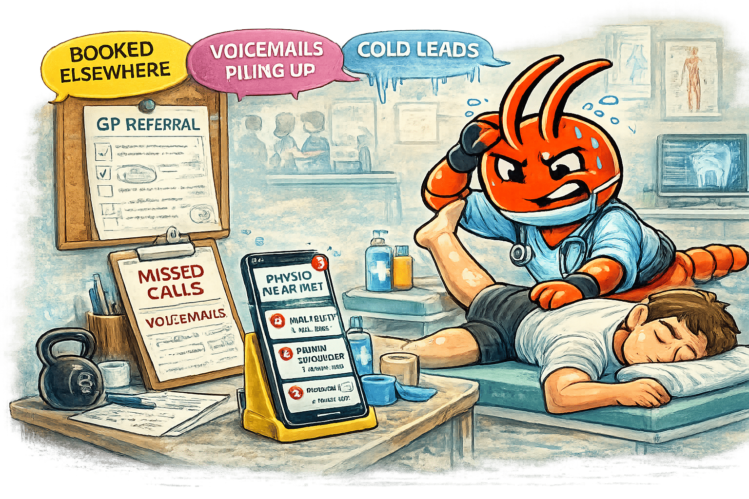 AI agents for Perth physiotherapists - New Patient Enquiries Go Cold While You're Treating Patients