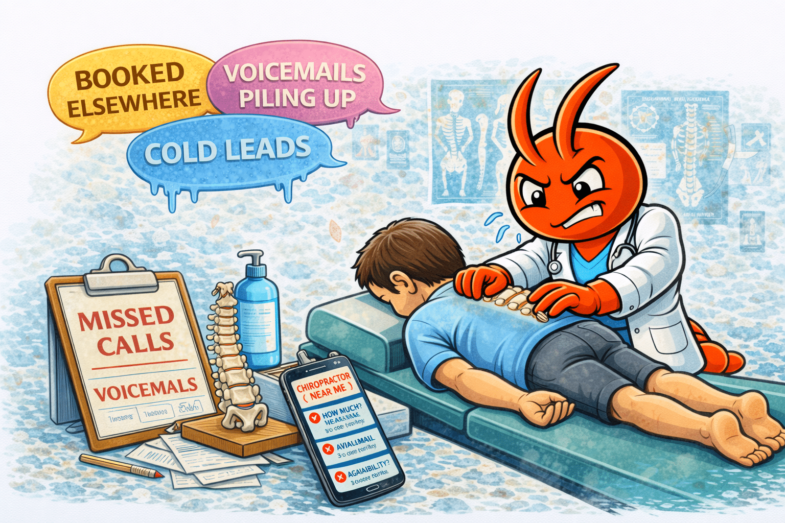 AI agents for Perth chiropractors - New Patient Enquiries Go Cold While You&rsquo;re With Patients