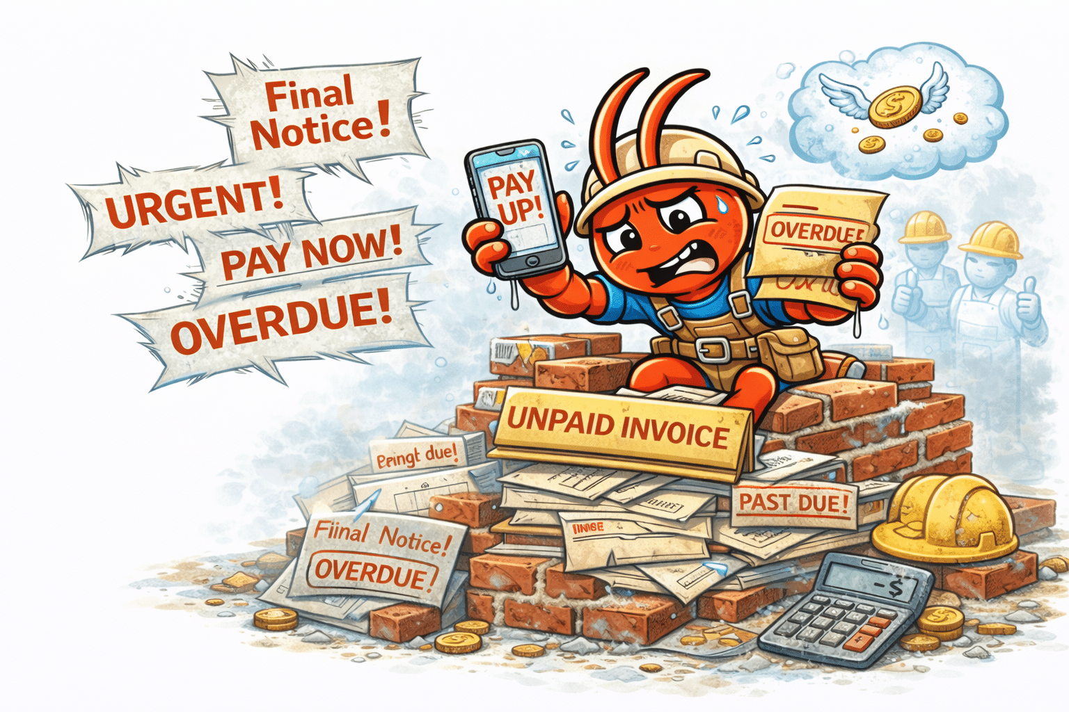 AI agents for Perth bricklayers - Unpaid Invoices Stack Up